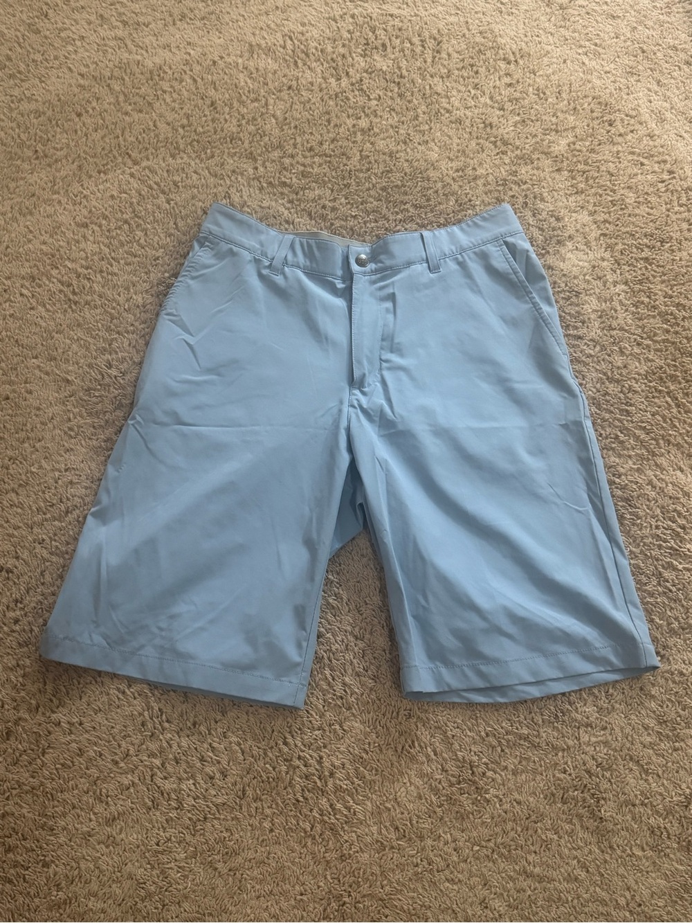Adidas Men's Light Blue Performance Golf Shorts